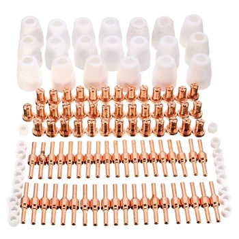 

120Pcs/Lot PT-31 LG-40 Air Plasma Cutter Extend Consumables Fit Cut-40 40D 50 50D Tool Kit