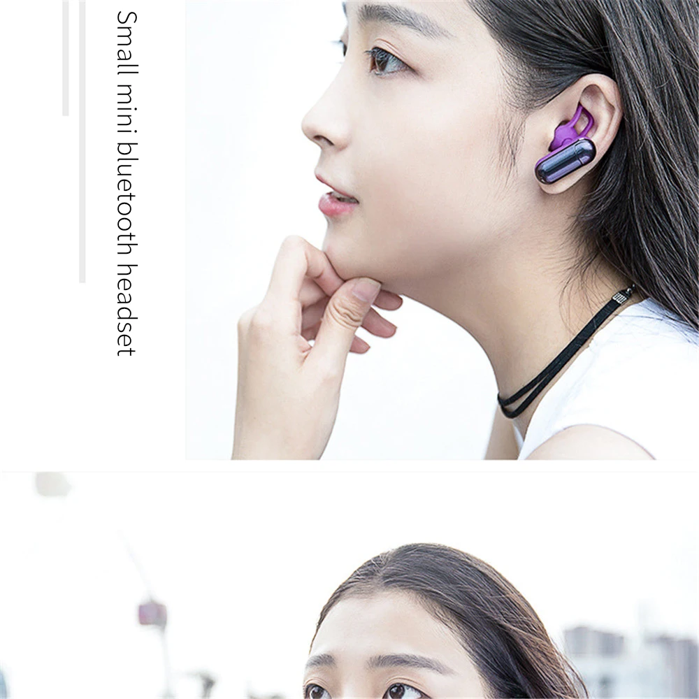 Беспроводные Bluetooth наушники модные деловые мини беспроводные 4,1 Bluetooth гарнитура мобильные универсальные музыкальные стерео наушники