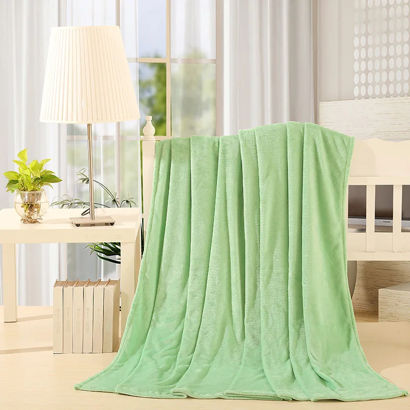 Плед фланелевые одеяла коралловые крышки горячий домашний текстиль теплое мягкое покрывало одеяла на диване - Цвет: 15