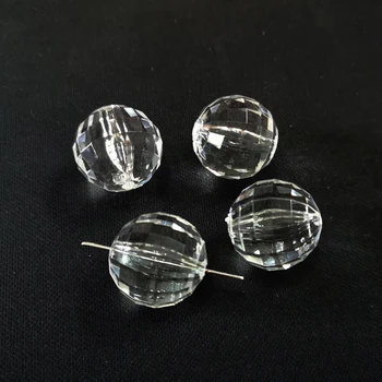 

Newest 4mm/6mm/8mm/10mm/12mm/14mm/16mm/18mm/20mm Clear Faceted Round Beads /Jewelry Accessories/ Earring DIY Beads