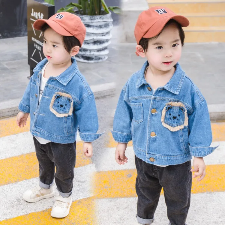 

Mai xiaodou/little pocket BOY'S Coat Spring And Autumn Children Spring Clothing 2019 New Style Tops Baby Jacket Western Style Sm