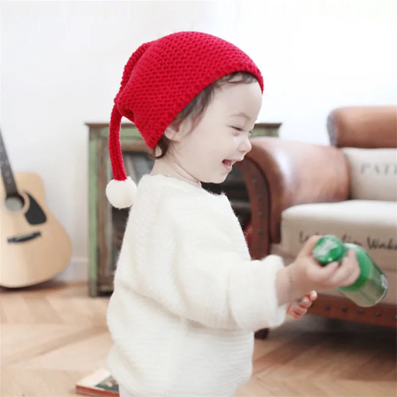 

2019 Brand New Newborn Baby Kids Girls Boys Winter Warm Knit Hat candy colours Warm Cute Lovely Beanie Cap Gifts