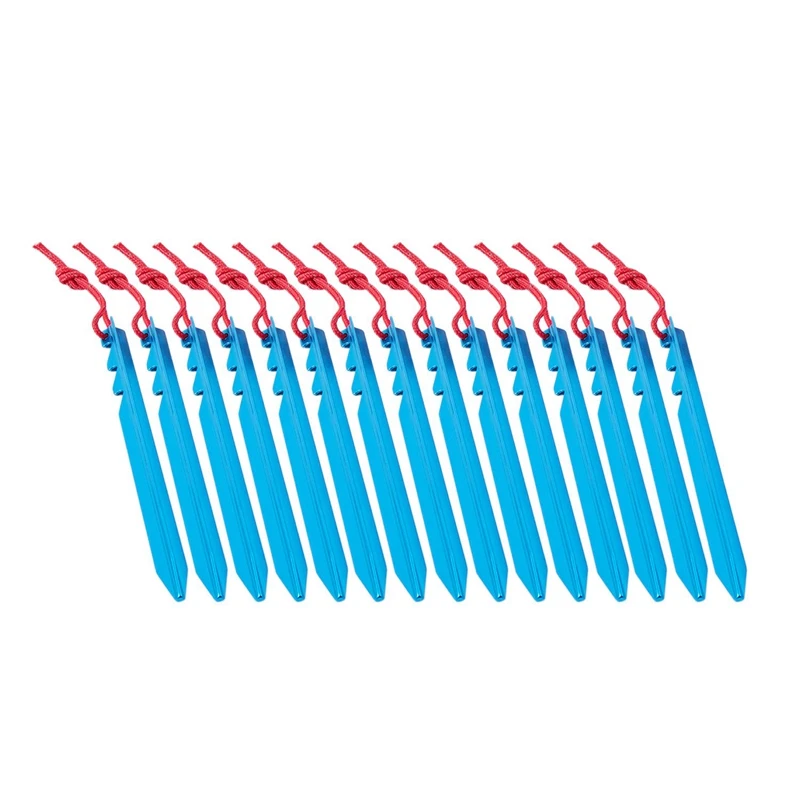 ShineTrip 15PCS Outdoor adjustable triangular nail aluminum alloy tent accessories tent pile
