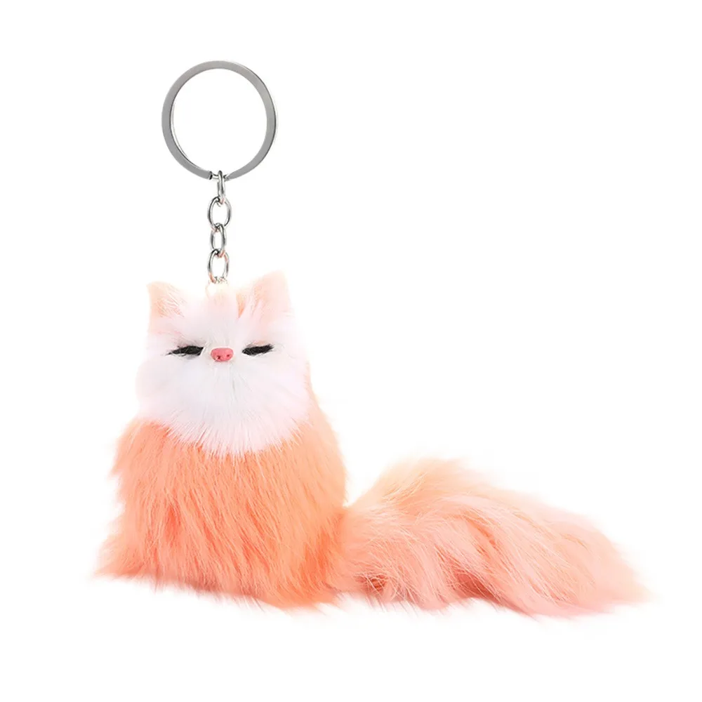 Cute Plush Keychain Creative Bags Hanging Backpack Phone Pendant