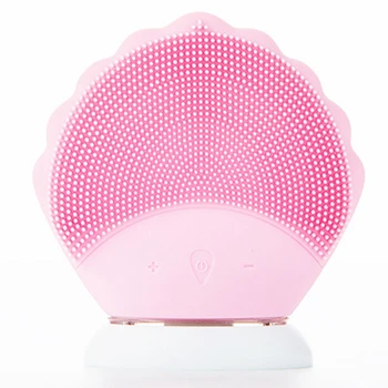

Face Cleaning Mini Electric Spa Massage Brush Beauty Soft Deep Pore Washing Machine Waterproof Silicone Cleansing Device Tool 5.