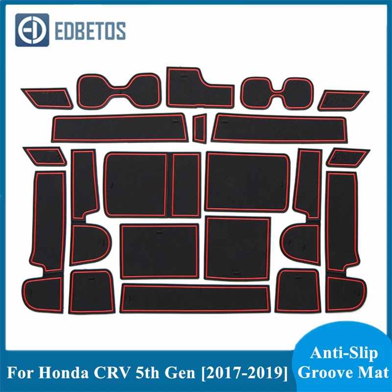 Для Honda CRV CR V 5th Gen Gate Slot Mat противоскользящая дверная канавка Pad внутреннее