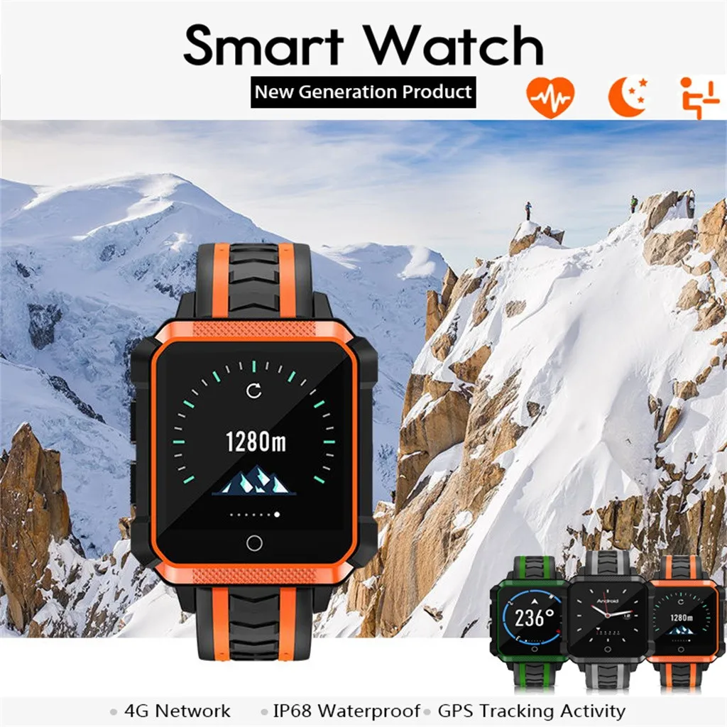 

HIPERDEAL New H7 4G Smart Watch Fashion Luxury 1.54inch Color Screen IP68 Waterproof For Android Phone GPS Jy17