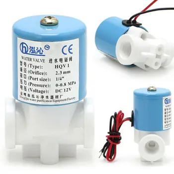 

Practical G1/4" Solenoid Valve Plastic Normally Closed 2 Way 12V DC 0-120PSI 0-0.8MPa Miniature Valves