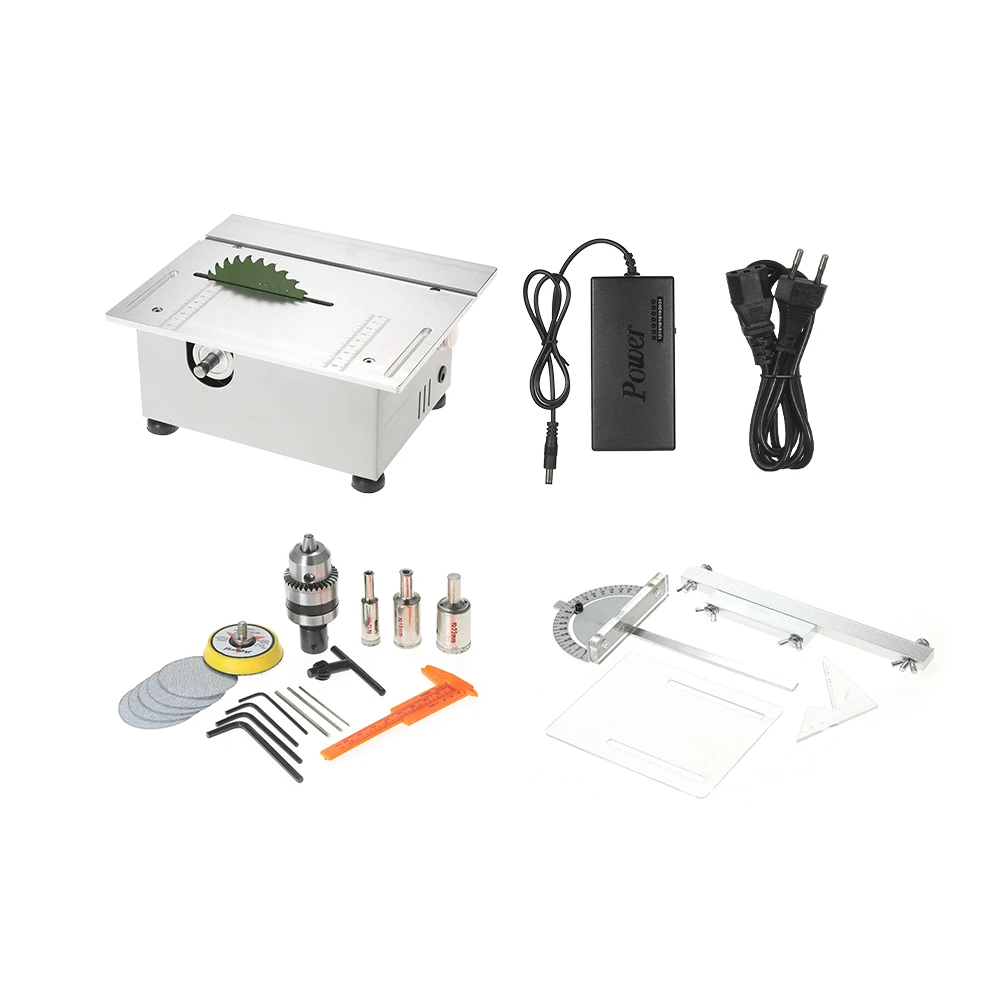 Мощные миниатюрные настольные пилы 100 Вт алюминиевые многофункциональные