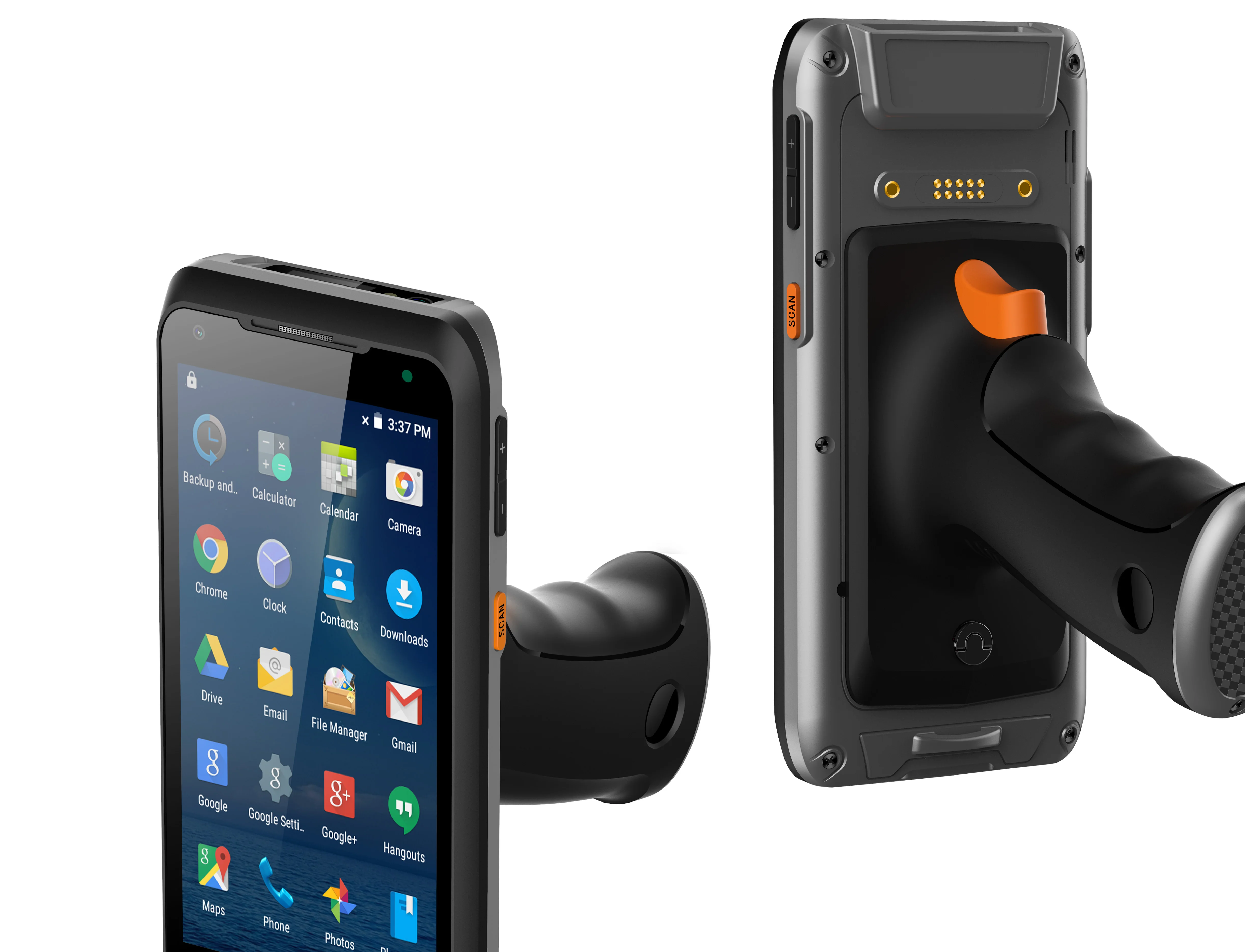 CARIBE PL-55L Fast Scan Industrial 2D Laser Flatbed Barcode Scanner for Inventory Detection Android PDA Option with Grip