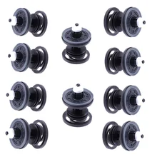 10 pçs painel de guarnição da porta interior do carro clipes prendedor automático cartão clipe para golf 6 mk6 passat b7 polo seat leon a4 s4 a6 s6 q3 q5 q7(China)