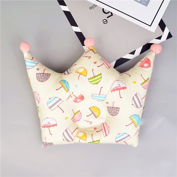 

Cute Pillow for Baby Head Shape Prevent Flat Head Crown Star Cloud Bedding Nursing Pillow Newborn Infant Boy Girl Room Decor