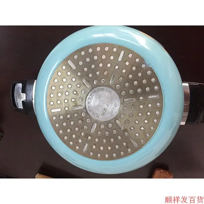 20cm 2.5L pottery crystal Explosion-proof mini pressure cooker slow cooker Non-stick pan Composite bottom use Induction
