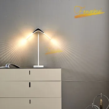 

Nordic Minimalist Creative LED Table Lamp Lighting Modern Reading Table Lights LOFT Bedroom Bedside Interior Living Room Lamps