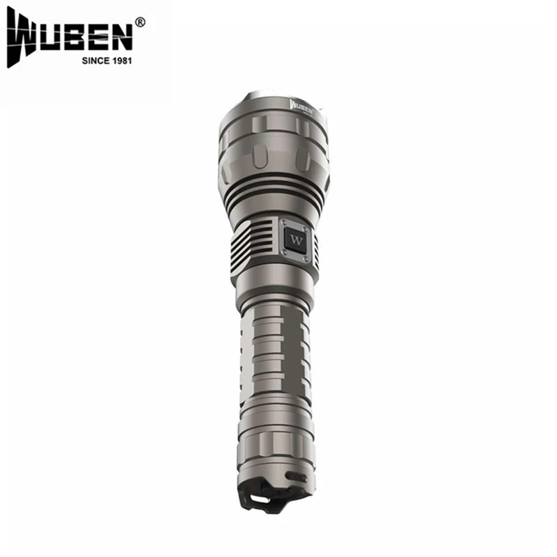 

WUBEN T105 Pro High Output long range flashlightUSB Rechargeable Flashlight CREE XPL-V5 max 1500 lumens Launch Beam 732 meters T