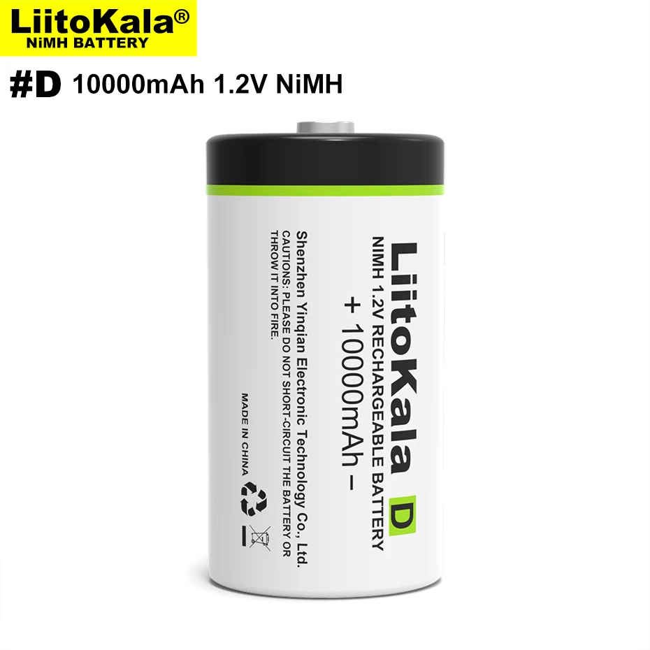 Waarnemen anker louter Liitokala D Formaat Batterij D Cell 10000Mah Enorme Capaciteit Ni Mh  Oplaadbare D Batterijen Voor Boiler|Vervangende batterijen| - AliExpress