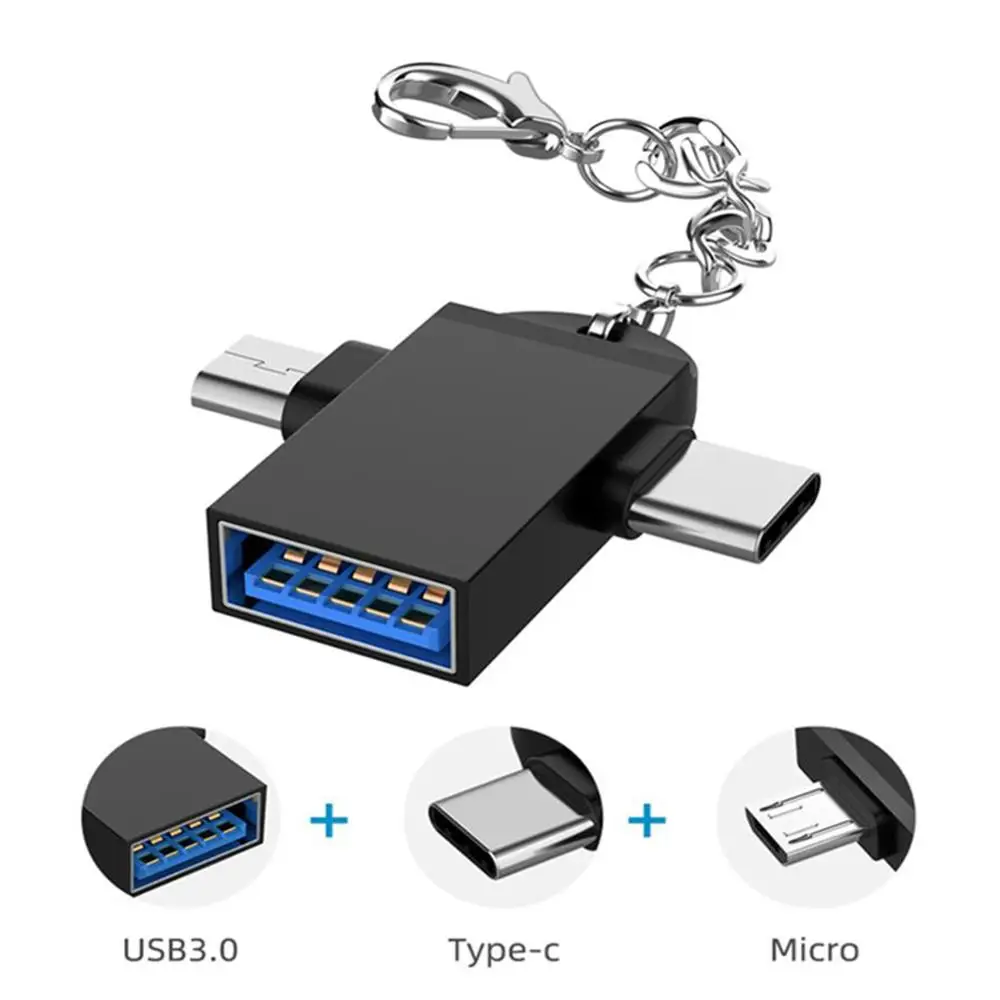 

Micro-USB and USB-C to USB Adpater, 2-in-1 OTG Adapter USB3.0 for Phones Tablets