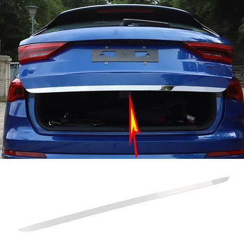 

For Audi Q3 (F3) 2019-2020 stainless steel REAR TRUNK TAIL GATE DOOR LID COVER TRIM Car Styling Accessories