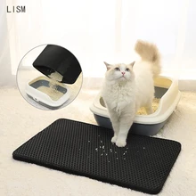 Pet Cat Litter Mat EVA Double-Layer Cat Litter Trapper Mats Waterproof Cats Litter Mat For Pet Waste Trap Accessories Product