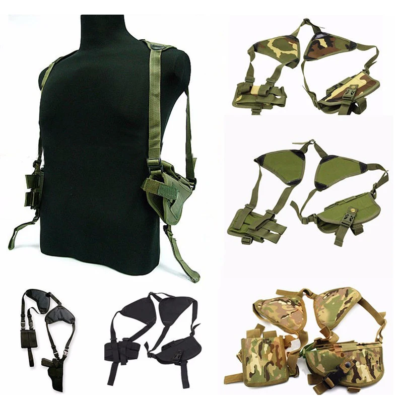 Tactical Universal Gun Nylon Under-Shoulder Holster Military Hand Accessories Glock 17 Beretta Pistol Bag Case | Спорт и развлечения