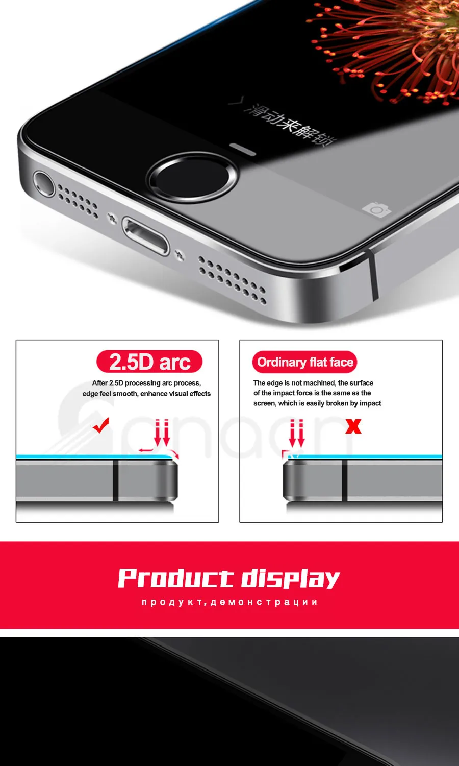 9D Защитное стекло для iPhone 5S 5 5C SE закаленное защитное стекло для Apple iPhone 5S SE 4 защитная пленка