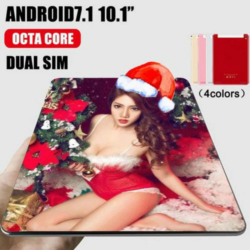 

Brand New 10.1" Inch Octa Core 4G + 64G / 128G Android 7.1 Dual Card Dual Camera Rear WiFi 4G Call Mobile Phone Tablet WiFi Call