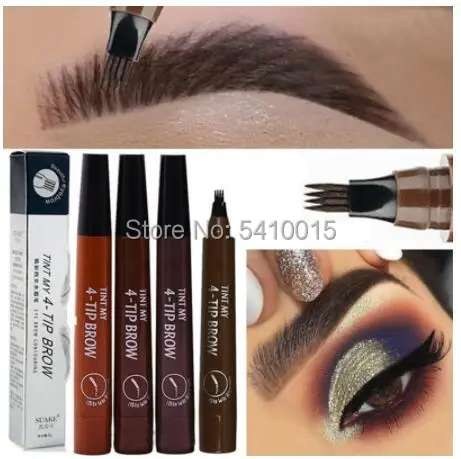 

Microblading Eyebrow Pen Waterproof Fork Tip Eyebrow Tattoo Pencil Long Lasting Professional Fine Sketch Liquid Eye Brow Pencil