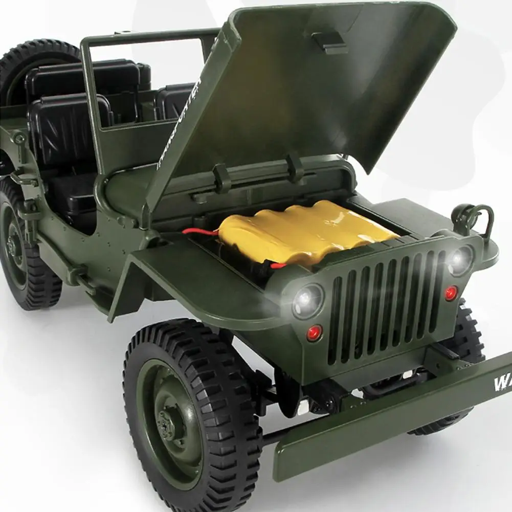 1:16 пульт дистанционного управления военный грузовик DIY Набор 4 колеса внедорожник модель радиоуправляемого грузовика пульт дистанционного управления альпинистский автомобиль комплект
