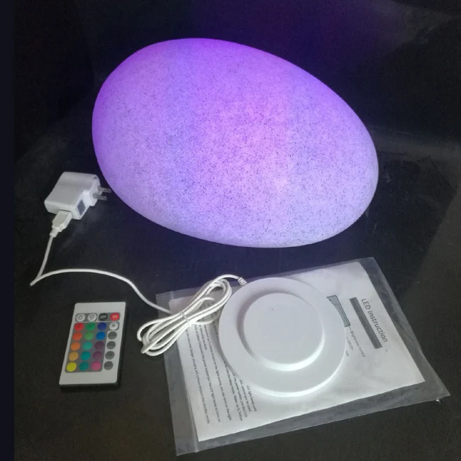 L32 * W24 * H17cm светодиодный Булыжный Камень лампы светятся в темноте illuminatetd лампы накаливания освещения для Кофе бар нарядная одежда