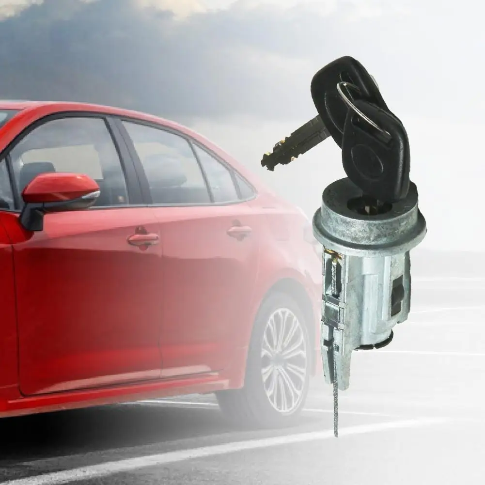 Ignition Lock Cylinder Key Maintenance Easy Installation Metal Well