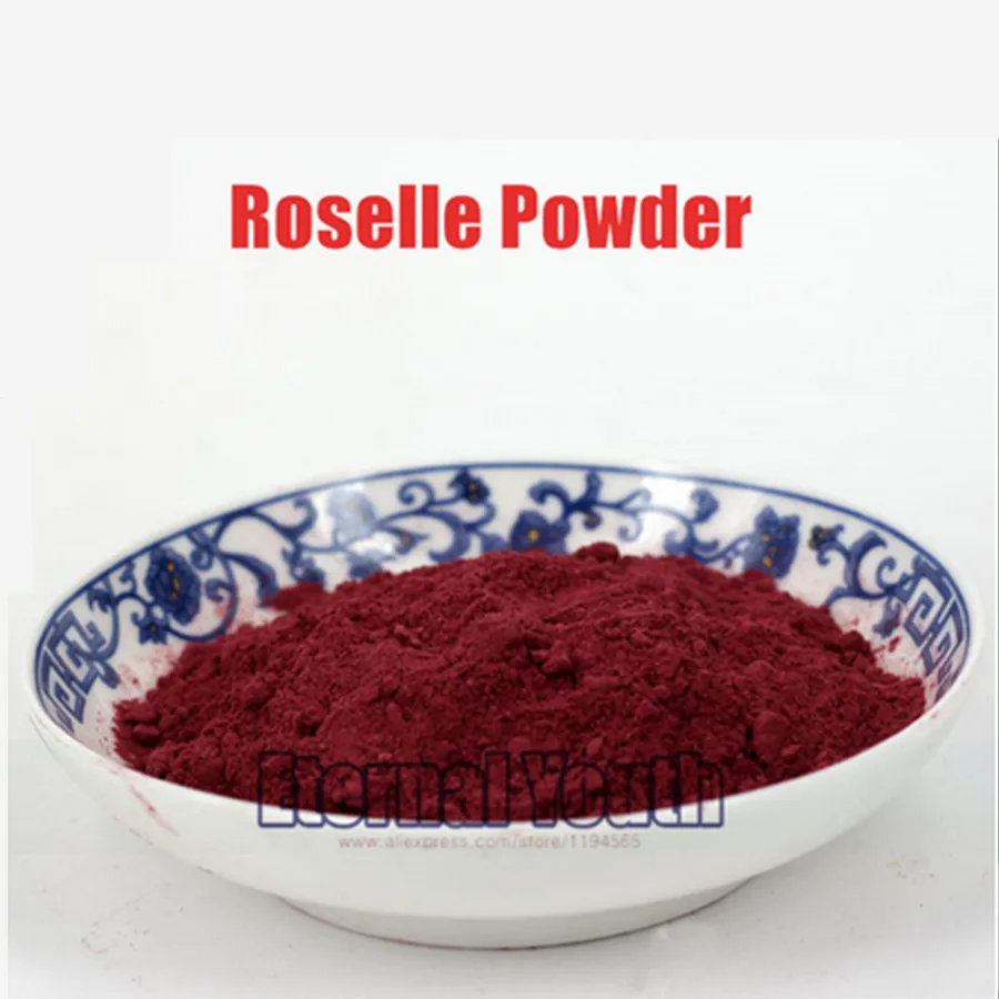 

Roselle Extract Powder 100g ( Hibiscus sabdariffa L.) 100% Pure Naturanl Plants Extract Powder