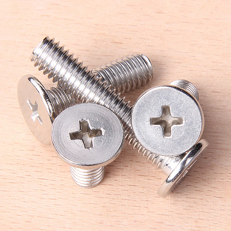 100pcs Laptop 304 stainless steel screw computer cover case shell screws Flat head Screw diameter 2.5MM