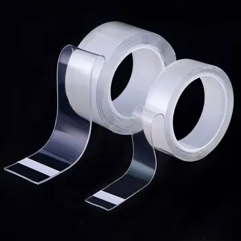 

new hot Magic nano-tape Traceless Double-Sided Transparent tape Adhesive Nano Stick Removable Washable Reusable tapes Universal