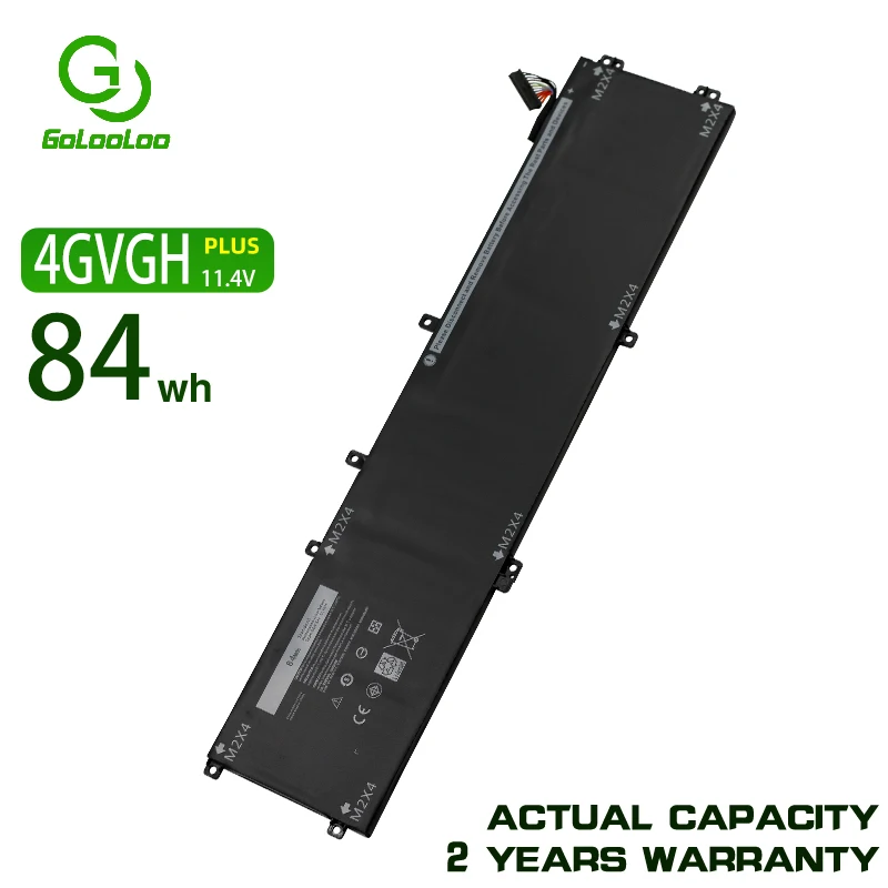 Gololoo 4GVGH Аккумулятор для ноутбука DELL Precision 5510 XPS 15 9550 серии 1P6KD T453X 11 4 V 84WH |