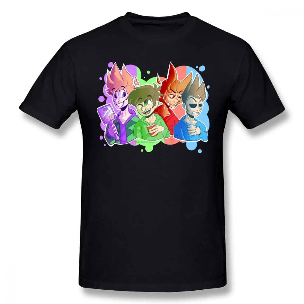 

Midnite Star Eddsworld T-shirt friends t-shirt men's impressive T-shirt streetwear 100 cotton printed short sleeve T-shirt