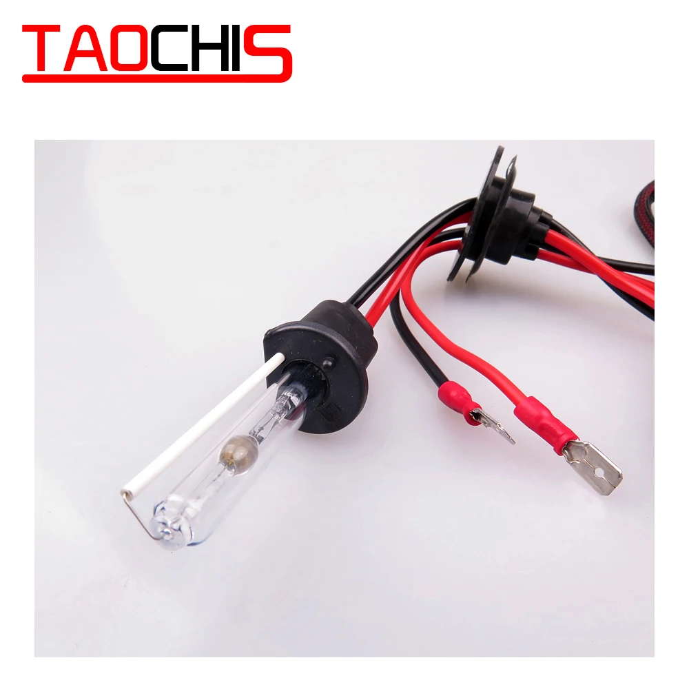 Taochis 12В 55 Вт Авто HID ксеноновая лампа H1 H3 H7 H8 H9 H11 9005 9006 880 881 замена лампы автомобилей головной светильник тумана светильник 6000k 5000k