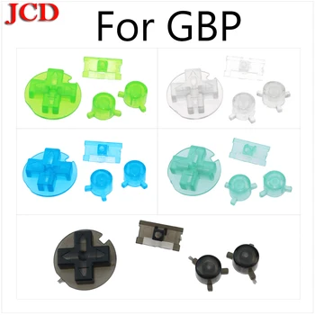 

JCD New Multi Transparent color option A B Buttons Keypads for Gameboy Pocket On Off Power Buttons for GBP D Pads Power Buttons