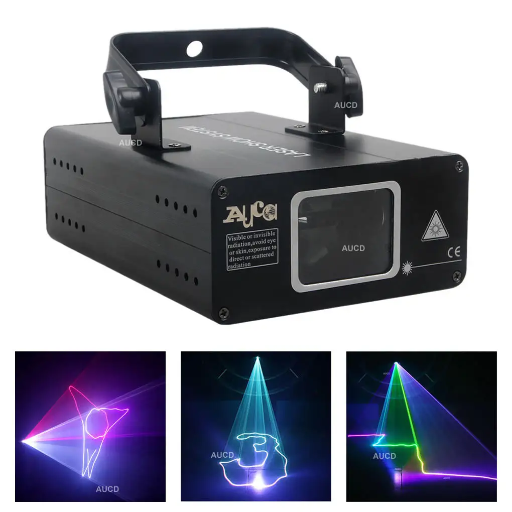 Цветная (RGB лазерный проектор мерцающий светильник s DMX Звук Ночная музыка для