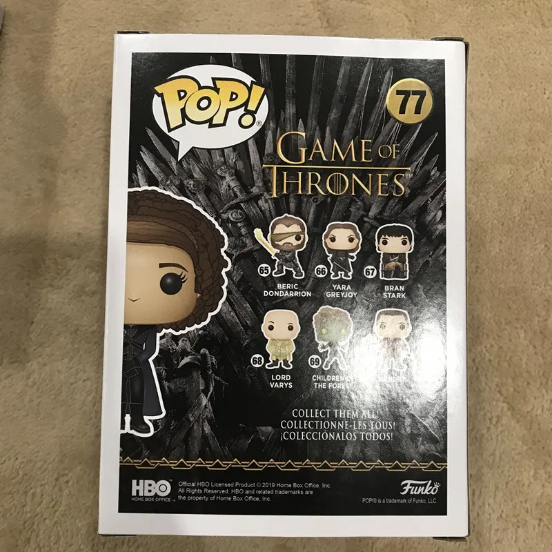 2019 NYCC эксклюзивный официальный Funko pop TV: Игра престолов Missandei Виниловая фигурка