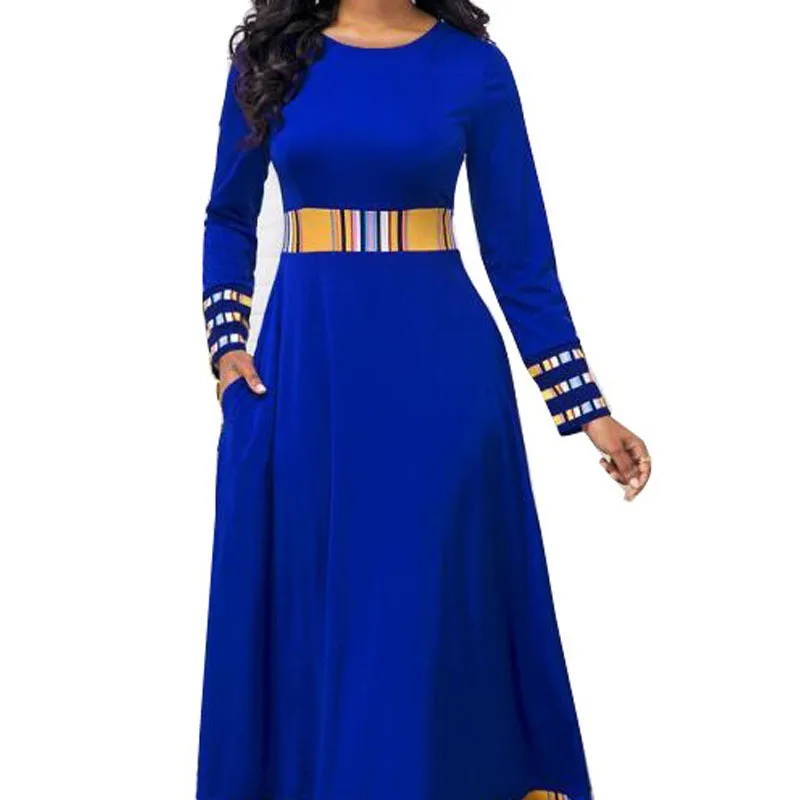 Women's Muslim Dress With Embroidery