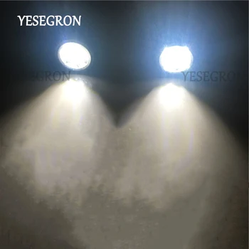 

New For Citroen C3 C4 C5 C6 C-Crosser Xsara Picasso 1999-2015 LED Halogen Fog Lights DRL headlights 2 PCS 9CM fog light