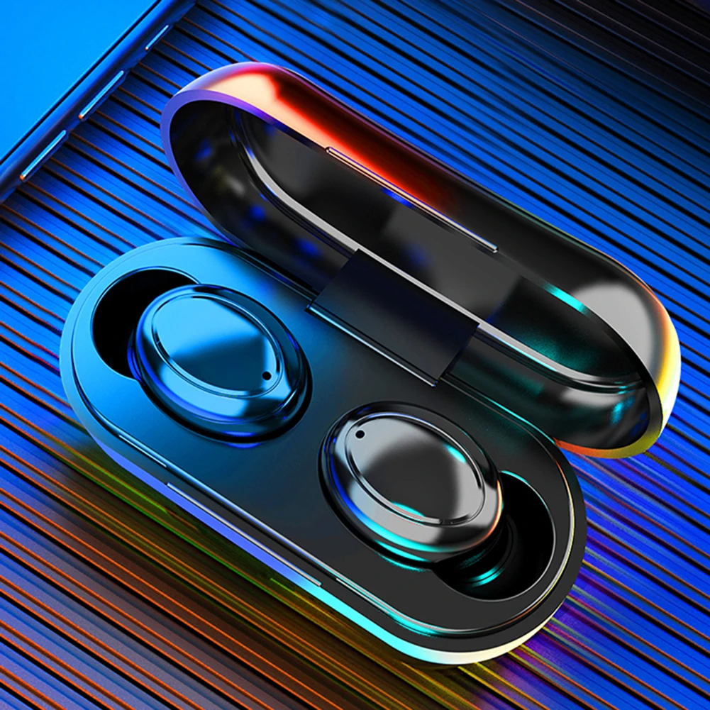 Noise Cancelling Bluetooth Wireless Headset Mini TWS Earphones Earbuds with Mic for iPhone Samsung LG G Stylo G6