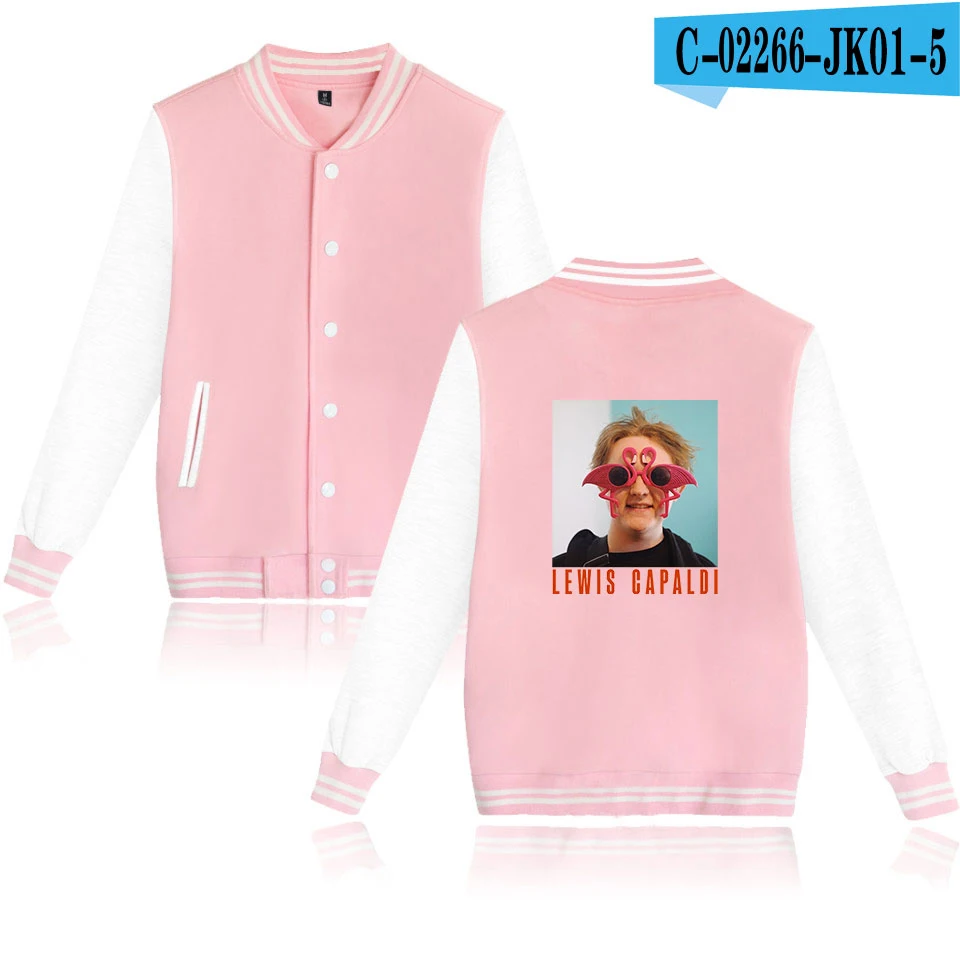 Lewisapaldi бейсбольная форма мужская одежда Harajuku Slim fit хлопковая модная бейсбольная куртка кэжуал - Цвет: pink
