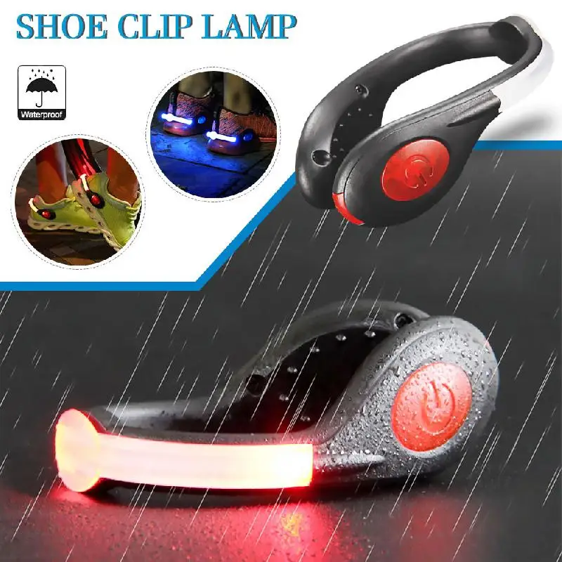 

High Quality Shoe Clip Lights USB Charger LED Luminous Safety Night Running Shoe Clip Sport Warning Lamp Safety Flash Light