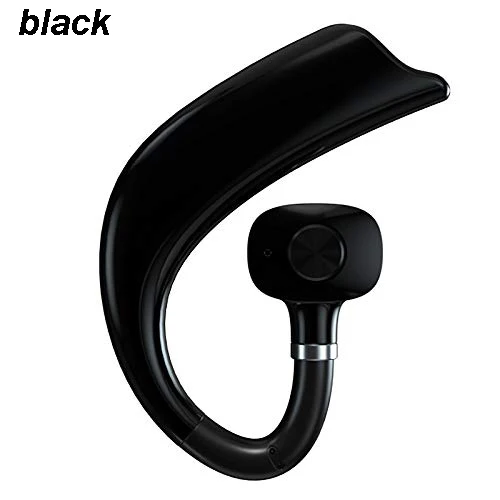 single ear black Бизнес Hi-Fi наушники с крючком Bluetooth 5,0 беспроводные наушники TWS Handsfree наушники гарнитура для водителя с микрофоном - Color: single ear black