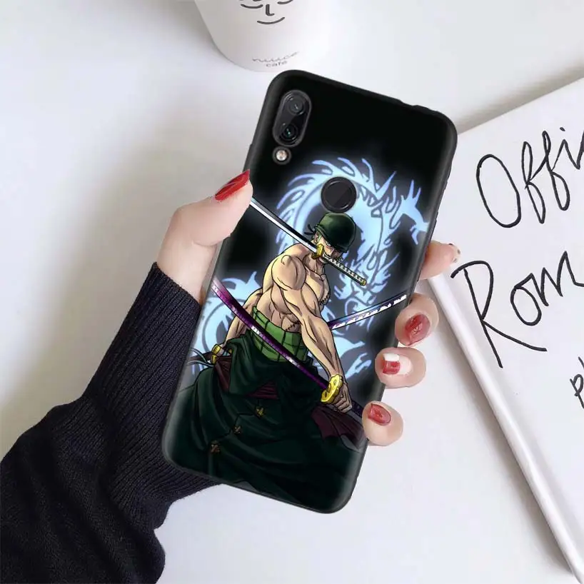 One Piece Roronoa Zoro Case for Xiaomi Redmi Note 7 8 K20 7S 7A 6 6A 2