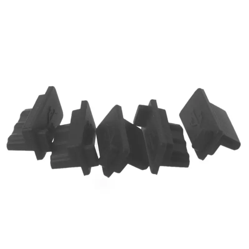 Крышка для порта зарядного устройства Пылезащитная заглушка USB 5 шт.