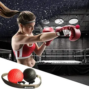 

Silicone Cloth Boxing Speed Trainer Ball Adjustable Set Decompression Equipment Training Fight Accessories Magic Ball U1R4
