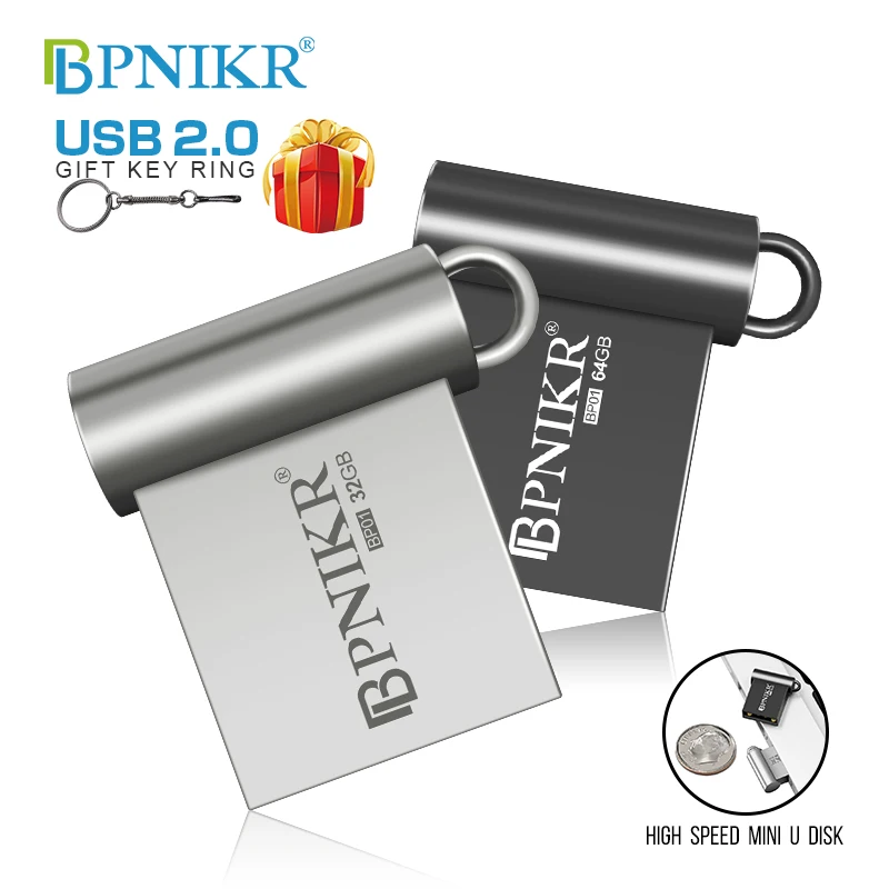 Горячая Распродажа металлический 2,0 USB флэш-накопитель 128 ГБ мини флэш-карта памяти 8 Гб флэш-накопитель 16 Гб Водонепроницаемый usb-накопитель, карта памяти, 32 ГБ внутренней памяти флэш-диск