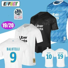 Горячая Марсель патч для взрослых Футбол Джерси L. GUSTAVO PAYET home Out 3RD 19 20 взрослая футбольная рубашка